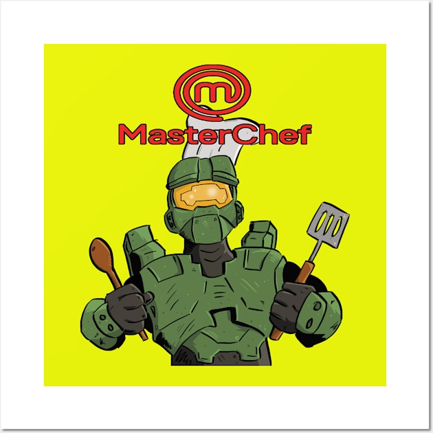 Master Chef Wall Art by NerdCaveRetro